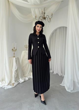 Afra Düğme Detaylı Takım