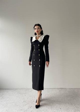 Kilas Bebe Yaka Elbise 