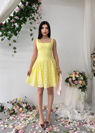 Mini Dantel Tasarım Queen Elbise