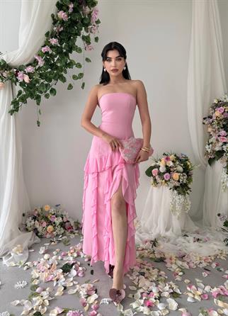 Madel Straplez Elbise