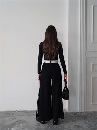 Kemerli Sweatshirt Pantolon Takım 