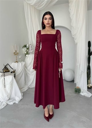 	Kukale Midi Elbise Kod 01028