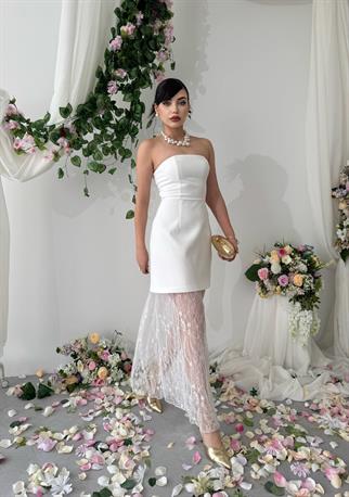 Ceson Straplez Elbise