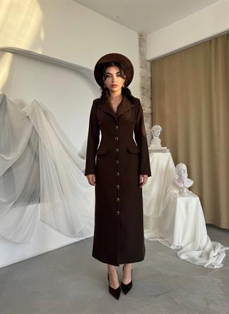 Marya Düğmeli  Ceket Elbise