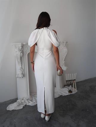 Ello Düğme Detaylı Tasarım Elbise