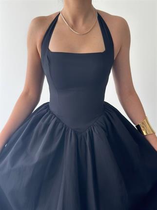 Fedro Poplin Midi Elbise