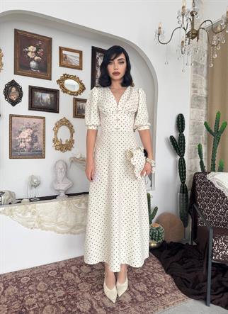 Zoen Düğme Detaylı Elbise