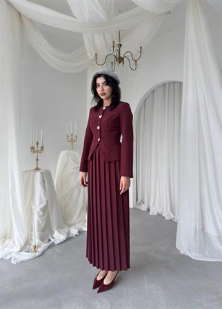 Afra Düğme Detaylı Takım