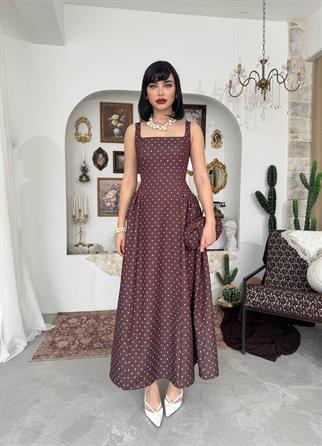 Ceon Midi Askılı Elbise