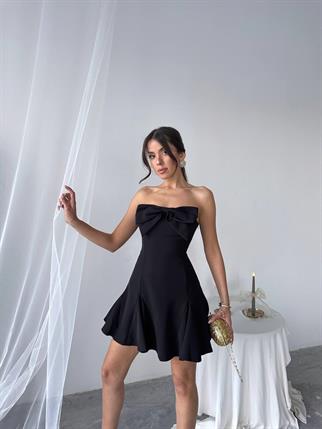 Aide Fiyonk Detay Mini Elbise  