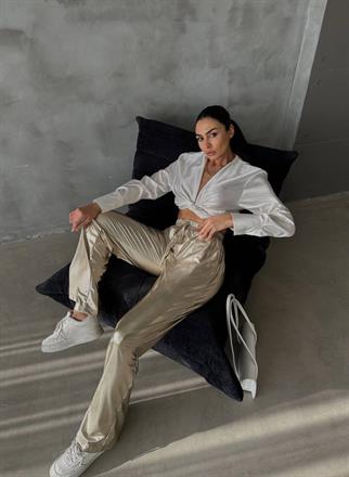 Amilya Gold Pantolon - Sarı