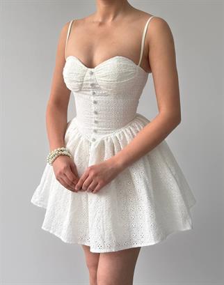 Askılo Fisto Gloplu Mini Carina Elbise