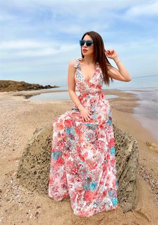 Astarlı Dantel Elbise 