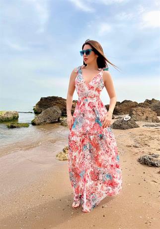 Astarlı Dantel Elbise 