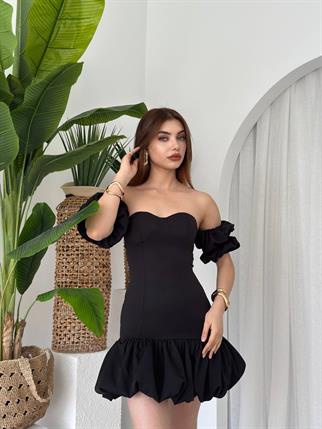 Atlas Fırfır Detay Mini Amanda Eltbise
