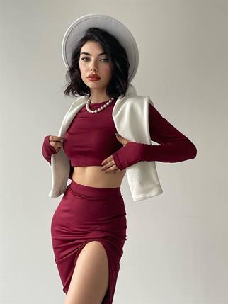 Ayris El Detay Takım - Bordo