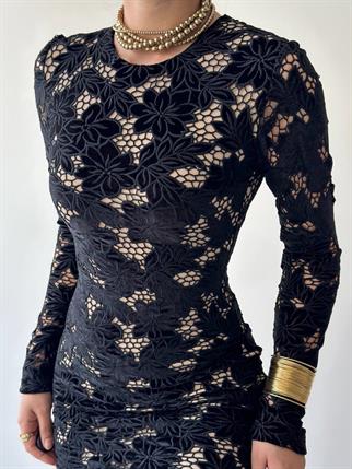 Hıon Güpür Detay Elbise