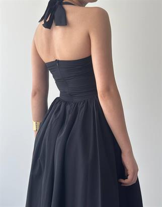 Fedro Poplin Midi Elbise