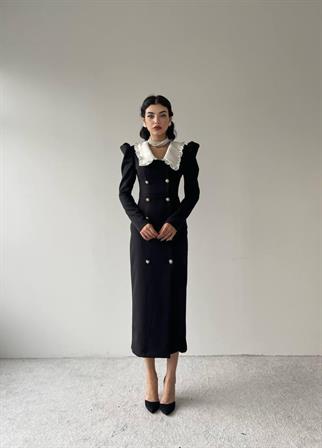 Kilas Bebe Yaka Elbise 