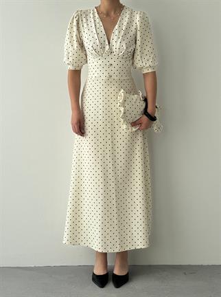 Zoen Düğme Detaylı Elbise