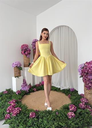 Dreas Fyonk Detaylı Mini Elbise