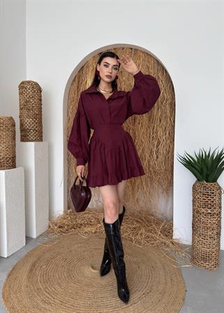 Baxte Düğme Detaylı İkili Takım