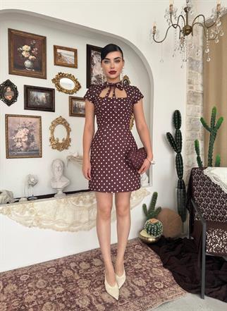 Marden Cut- Out Detaylı Elbise