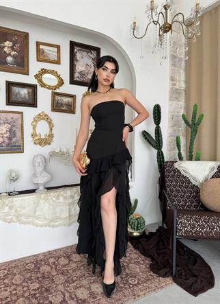 Madel Straplez Elbise