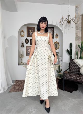 Ceon Midi Askılı Elbise