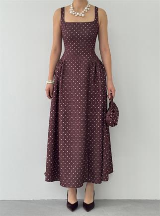 Ceon Midi Askılı Elbise