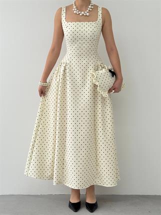 Ceon Midi Askılı Elbise