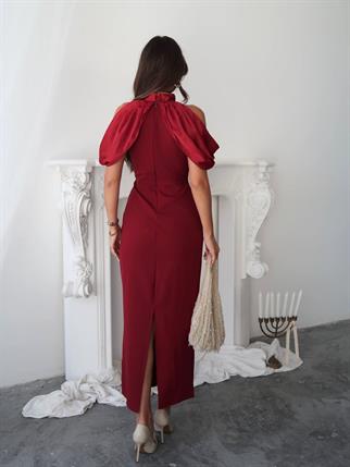 Ello Düğme Detaylı Tasarım Elbise