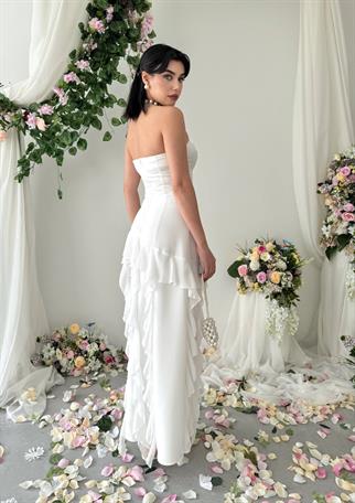 Madel Straplez Elbise