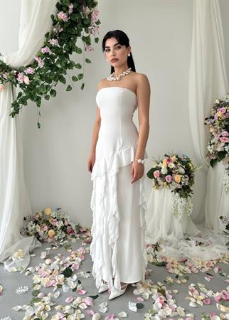 Madel Straplez Elbise