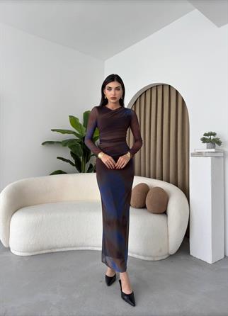 Chanel Streç Tül Astarlı Elbise