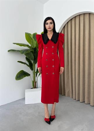 Kilas Bebe Yaka Elbise