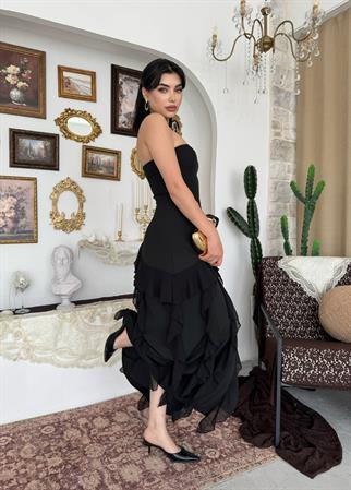 Madel Straplez Elbise