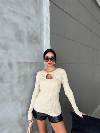 Dara Triko Kazak - Beyaz