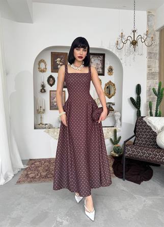 Ceon Midi Askılı Elbise