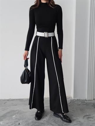 Kemerli Sweatshirt Pantolon Takım 
