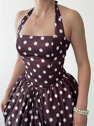 Jales Saten Mini Elbise