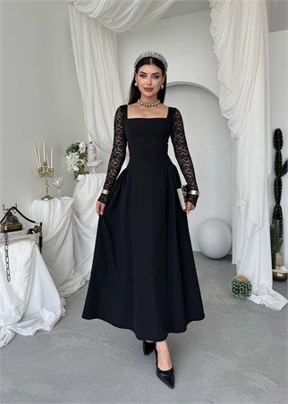 Kukale Midi Elbise Kod 01028