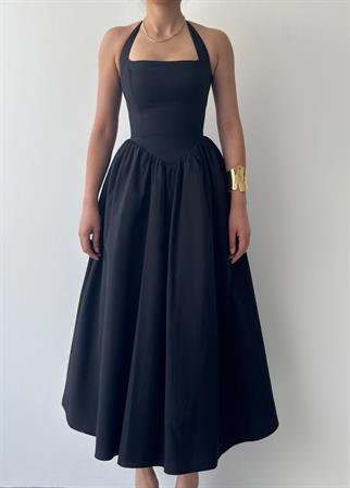 Fedro Poplin Midi Elbise