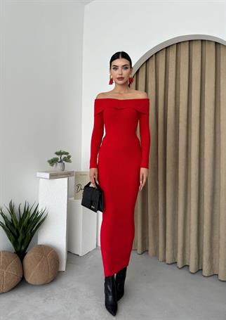 Dina Madonna yaka Triko Elbise