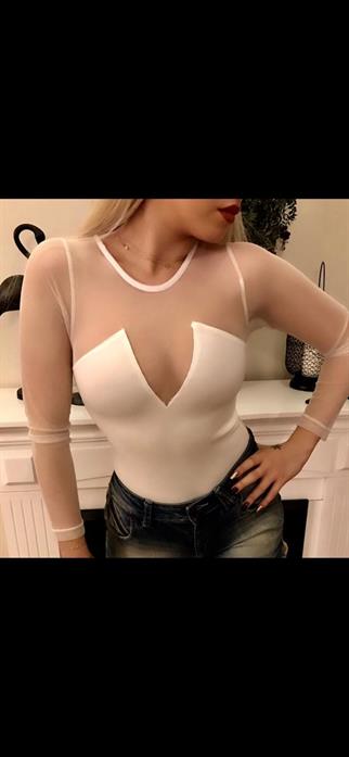 Dora Bodysuit - Beyaz