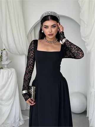Kukale Midi Elbise Kod 01028