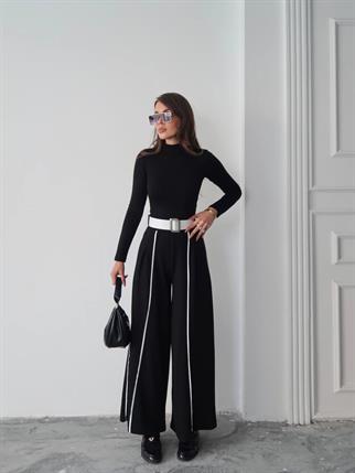 Kemerli Sweatshirt Pantolon Takım 