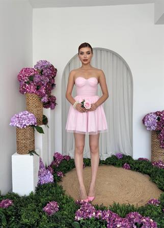 Xoxa Straplez Elbise