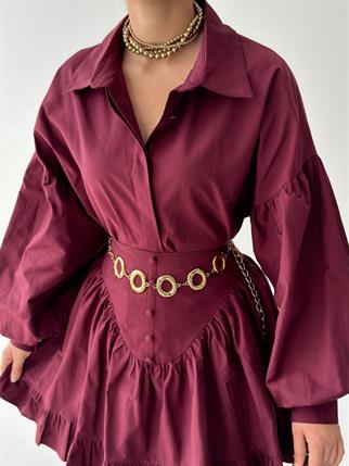 Baxte Düğme Detaylı İkili Takım