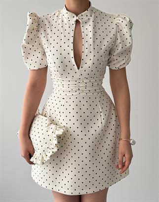 Yues Cut Out Detaylı Mini Elbise